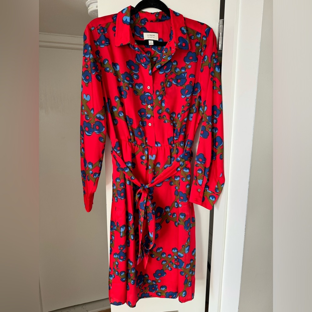 J. Crew Collection Red Dress